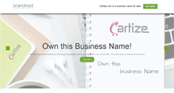 Desktop Screenshot of cartize.com