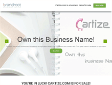 Tablet Screenshot of cartize.com